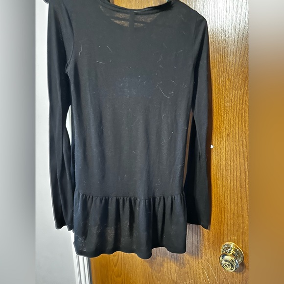 Black Xhilaration Babydoll Top - Picture 2 of 4